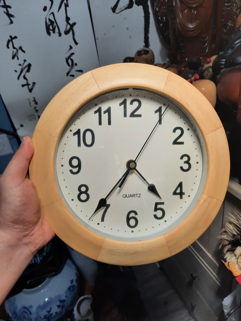 Japan wall clock, Furniture & Home Living, Home Decor, Clocks on Carousell
