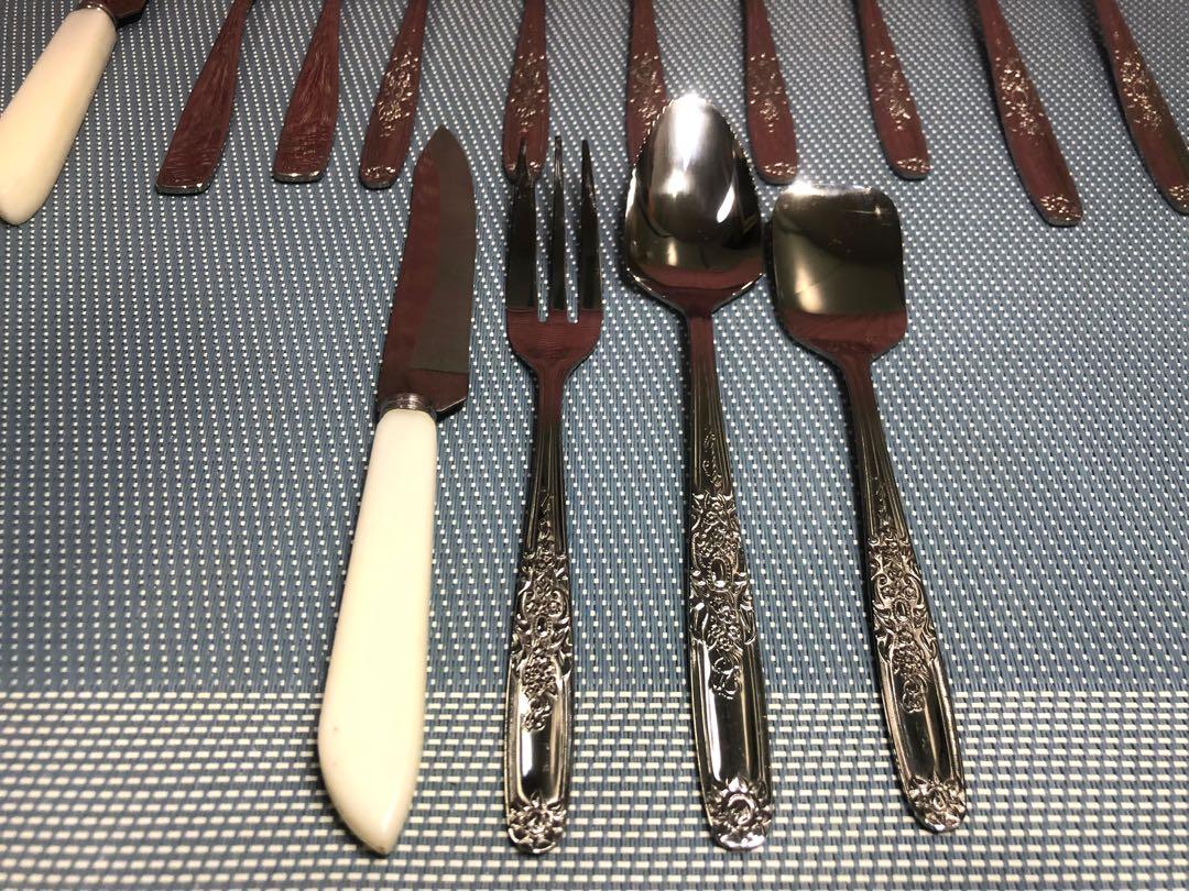 Japanese stainless steel cutlery set, Furniture & Home Living, Kitchenware & Tableware