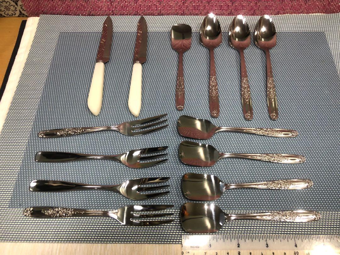 Japanese stainless steel cutlery set, Furniture & Home Living, Kitchenware & Tableware