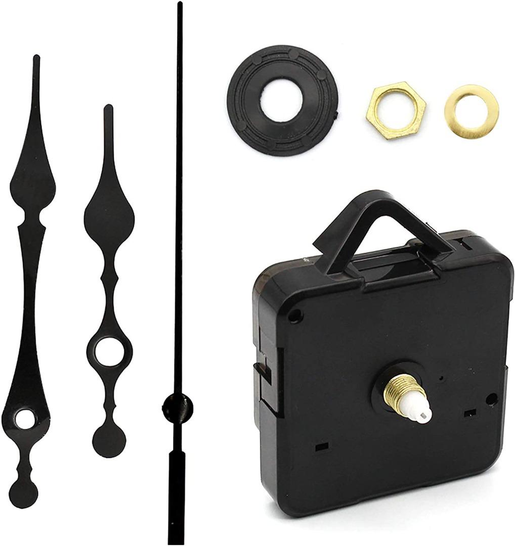 JustYit Clock Movements Kits Clock Mechanism with Hands Clock Hands