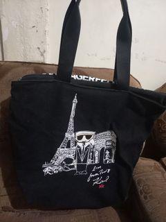 Karl Lagerfield tote bag