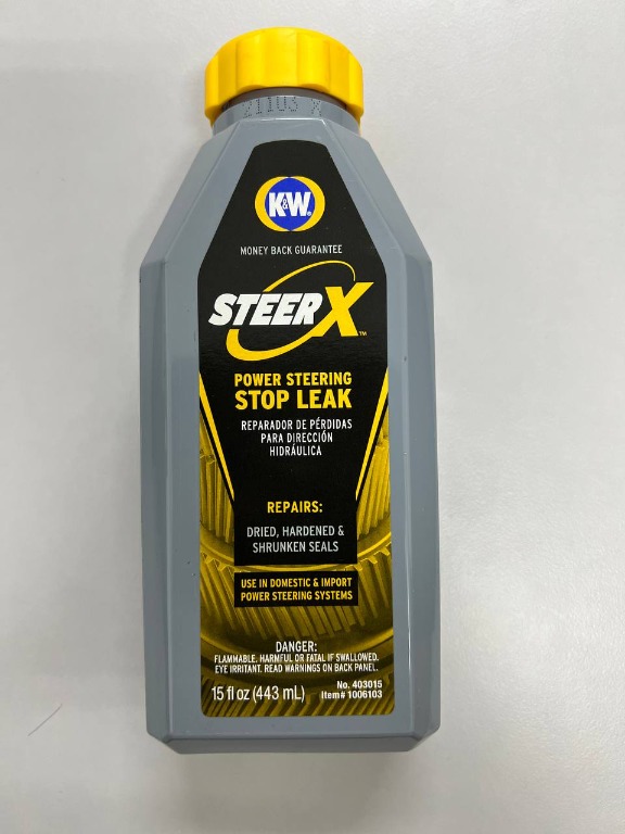 (Pre Order) K&W SteerX Power Steering Stop Leak, Car Accessories, Accessories on Carousell