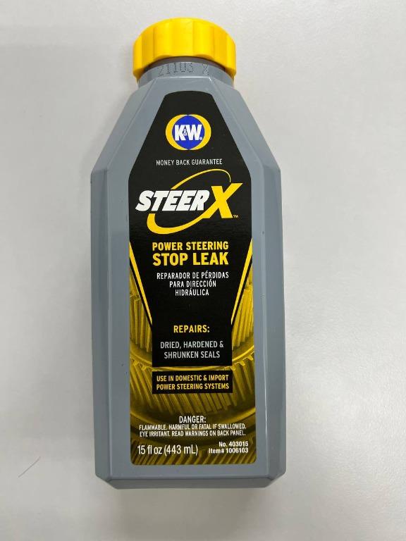 (Pre Order) K&W SteerX Power Steering Stop Leak, Car Accessories