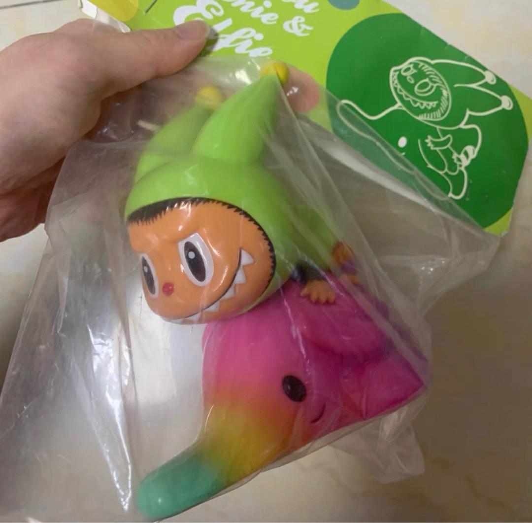 Labubu unbox How2work x Greenie & Elfie 龍家昇Kashing Lung