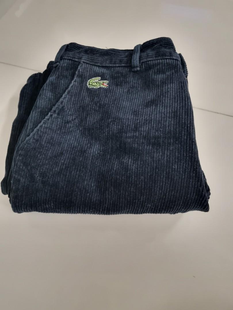 Lacoste Vintage Corduroy Pants Dark Blue