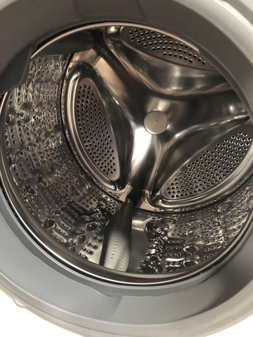 LG FV1285S4W FRONT LOAD WASHER (7.5KG), TV & Home Appliances, Washing Machines and Dryers on