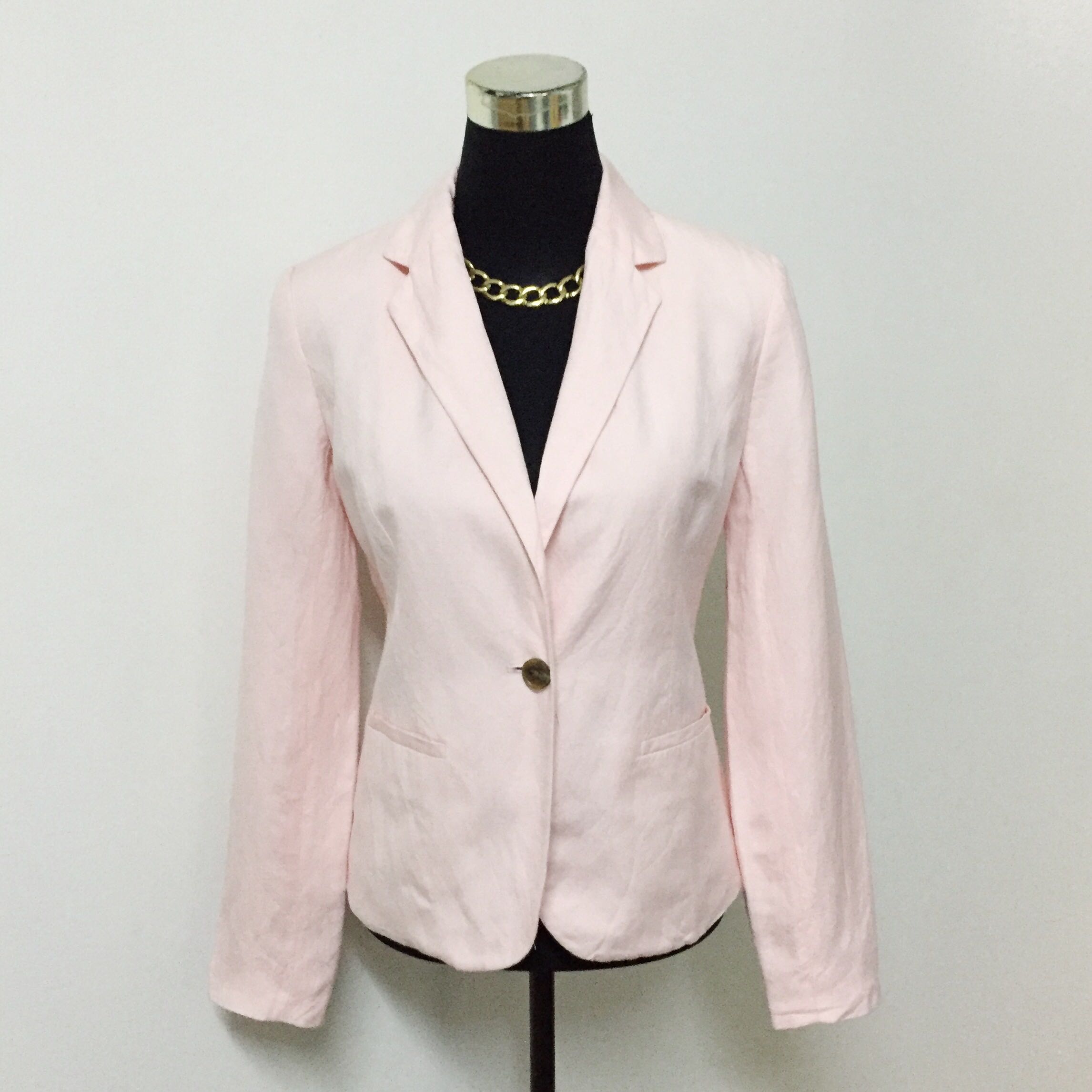 Light Pink Blazer, Women's Fashion, Coats, Jackets and Outerwear on