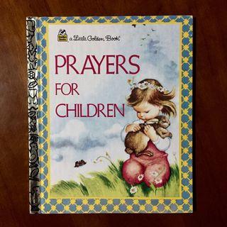 Little Golden Book: Prayers For Children (Vintage, 1974)