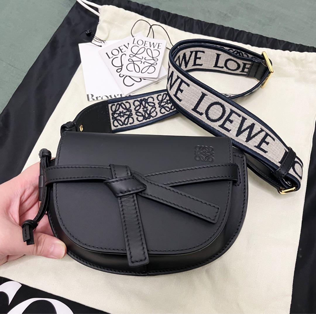 Loewe mini 2025 gate bag black