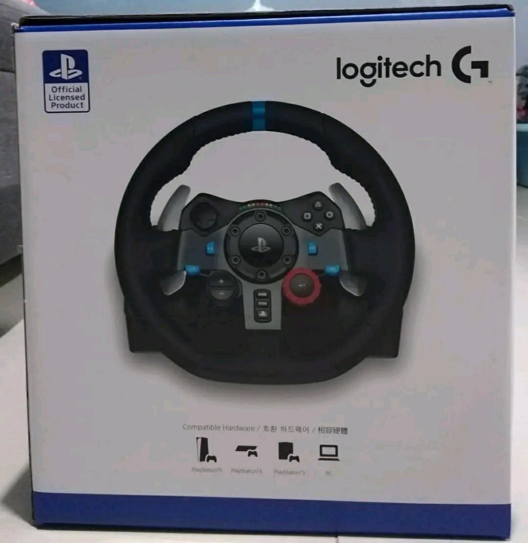LOGITECH G29 DRIVING FORCE RACING WHEEL WITH SHIFTER (Category: Controllers) located in Quezon City. Submitted by changthristian (Listing ID 1185862580, Image 2). Description: BRAND NEW SEALD LOGITECH G29 DRIVING FORCE RACING WHEEL WITH SHIFTER COD TRU GCASH ADD SF VIA LALAMOVE OR GRAB.