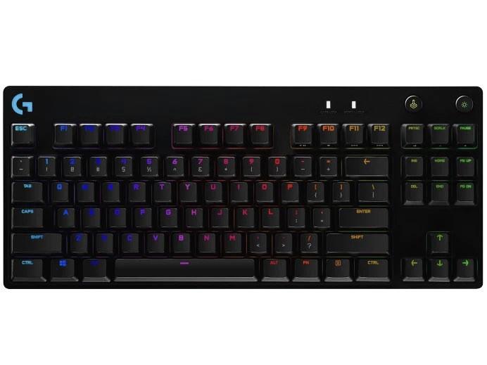 Logitech Pro X ( with 1 year warranty) (Category: Computer Keyboard) located in Manila. Submitted by sammiegm (Listing ID 1185781951, Image 3). Description: DIMENSIONS PHYSICAL SPECIFICATIONS Height: 1.34 in (34 mm) Width: 14.21 in (361 mm) Depth: 6.02 in (153 mm) OTHER FEATURES Pro-inspired tenkeyless design User-swappable mechanical switches LIGHTSYNC RGB lighting 1Advanced features require Logitech G HUB Gaming Software, available for download