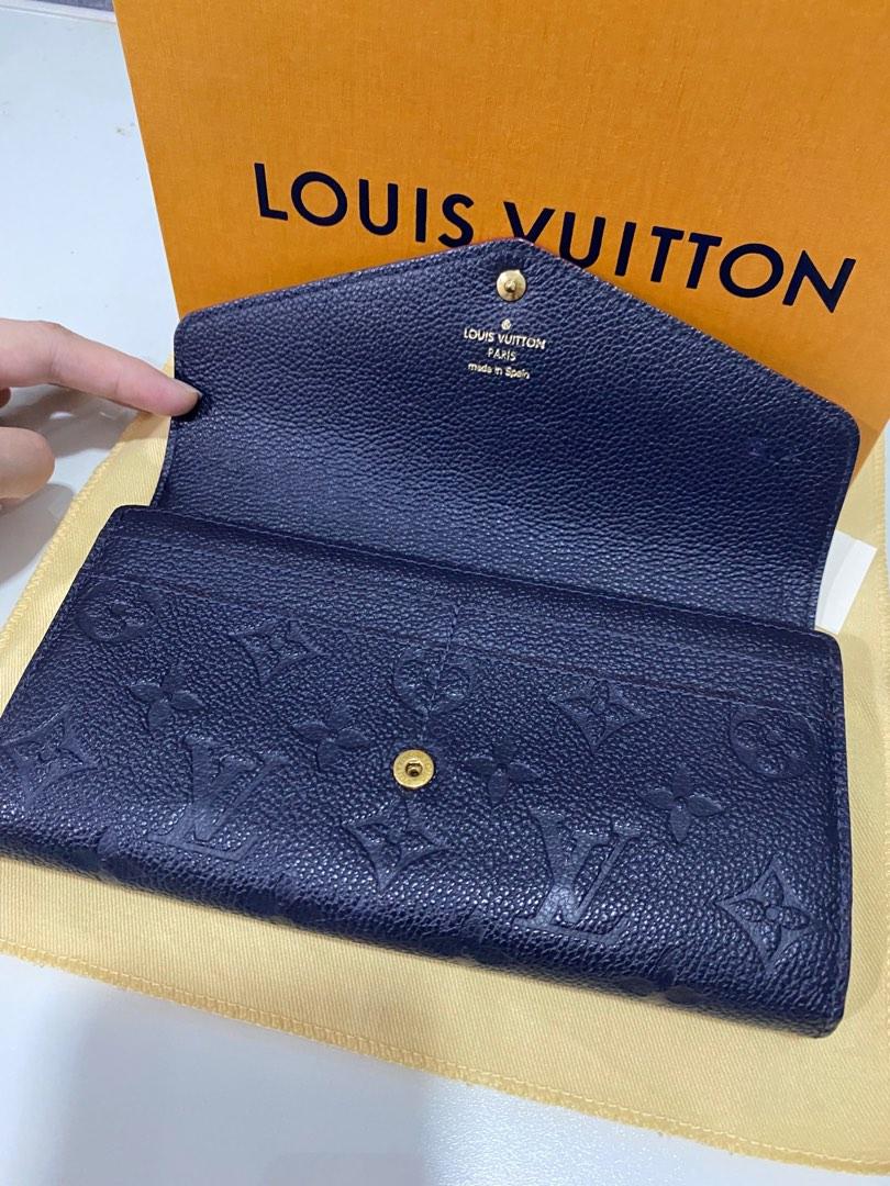 Louis Vuitton Sarah Portemonnaie Empreinte Marine Rouge M62125, RvceShops  Revival