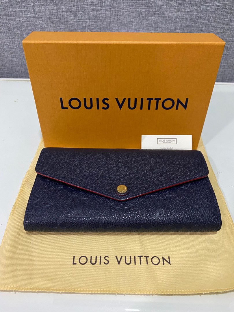 Louis Vuitton Sarah Portemonnaie Empreinte Marine Rouge M62125