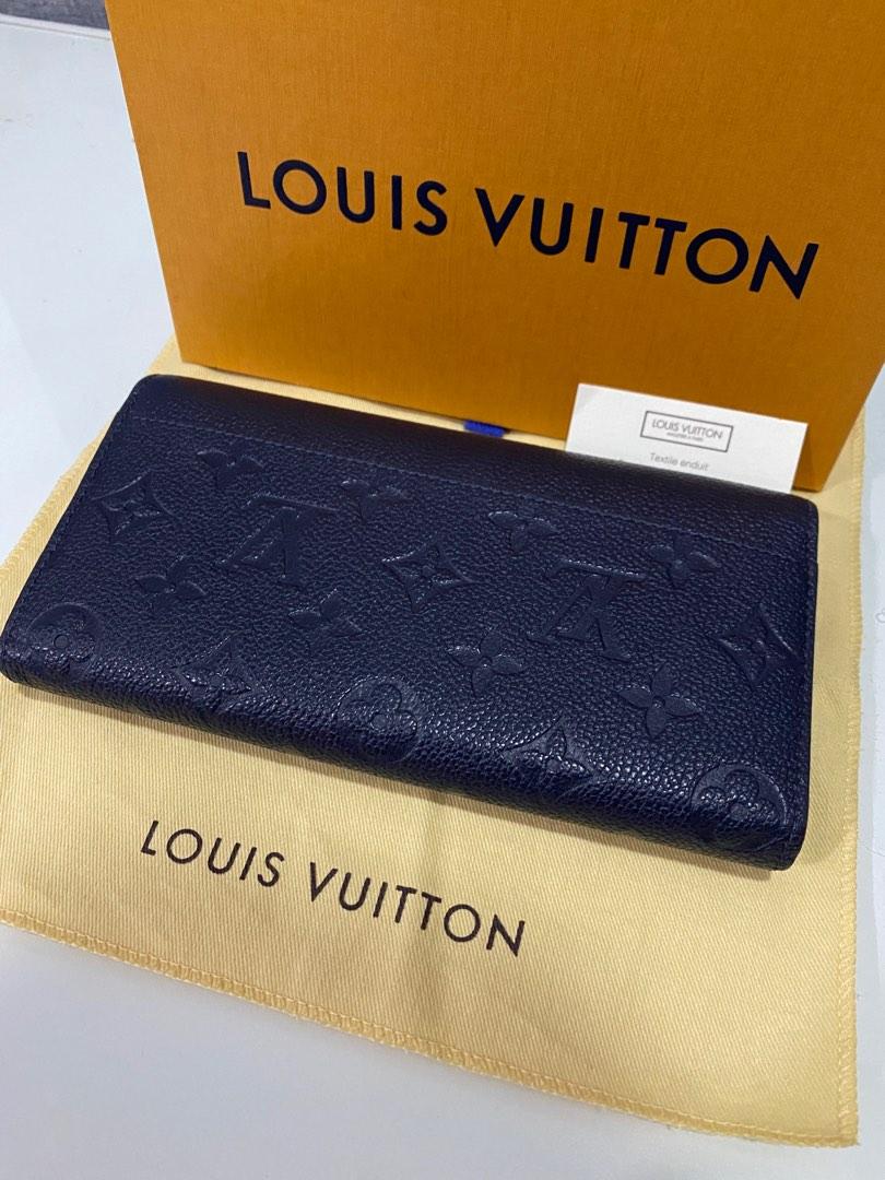 Louis Vuitton Marine Rouge Empreinte Sarah Wallet Golden Metallic