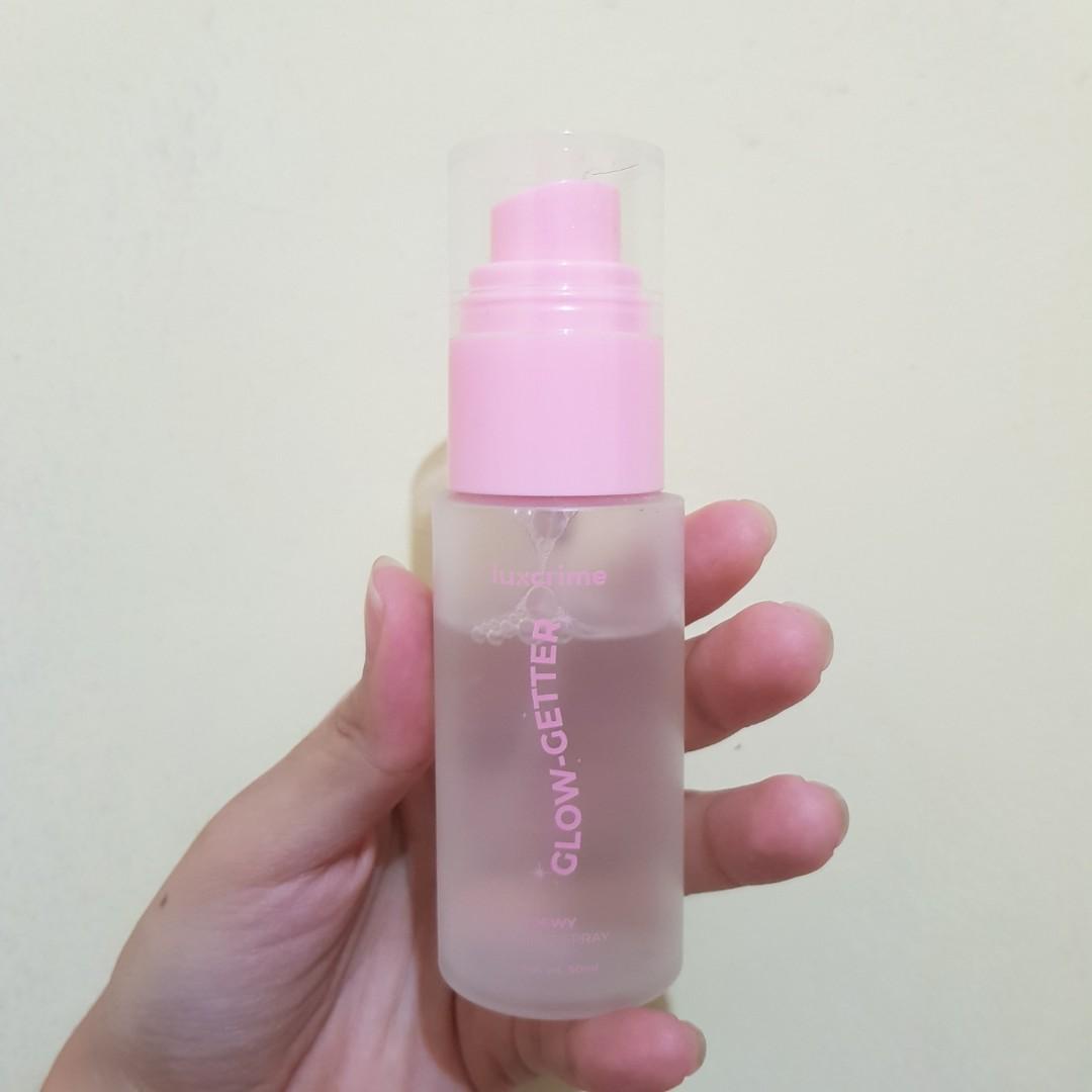 Luxcrime setting spray, Kesehatan & Kecantikan, Rias Wajah di Carousell