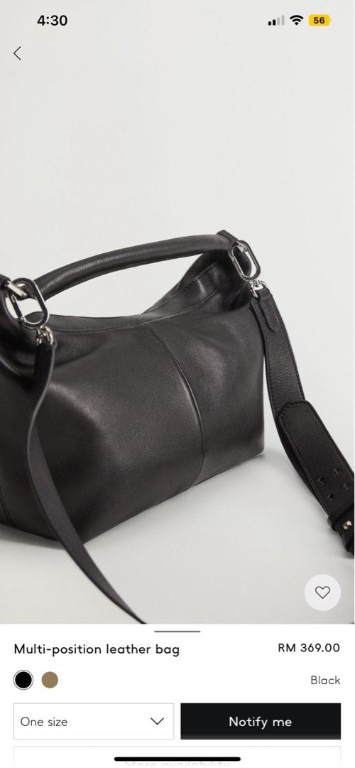 Mango multi position leather bag store