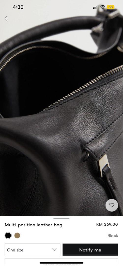 Mango multi position leather bag store