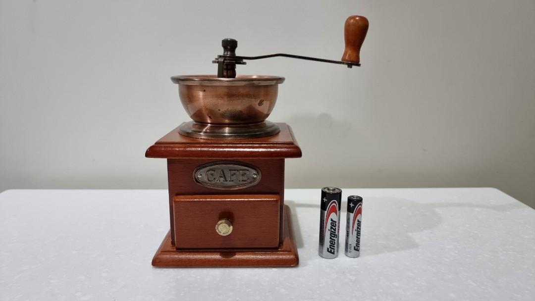 Manual Coffee Bean Grinder (Category: Coffee Machines & Makers) located in Binangonan. Submitted by caaaris (Listing ID 1185829616, Image 1). Description: Manual Coffee Bean Grinder Clean and with ground coffee residues With minor signs of usage.