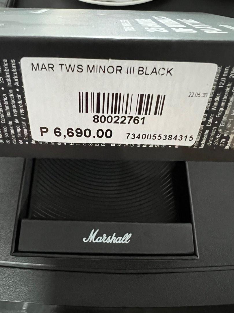 Marshall Minor III, Audio, Earphones on Carousell