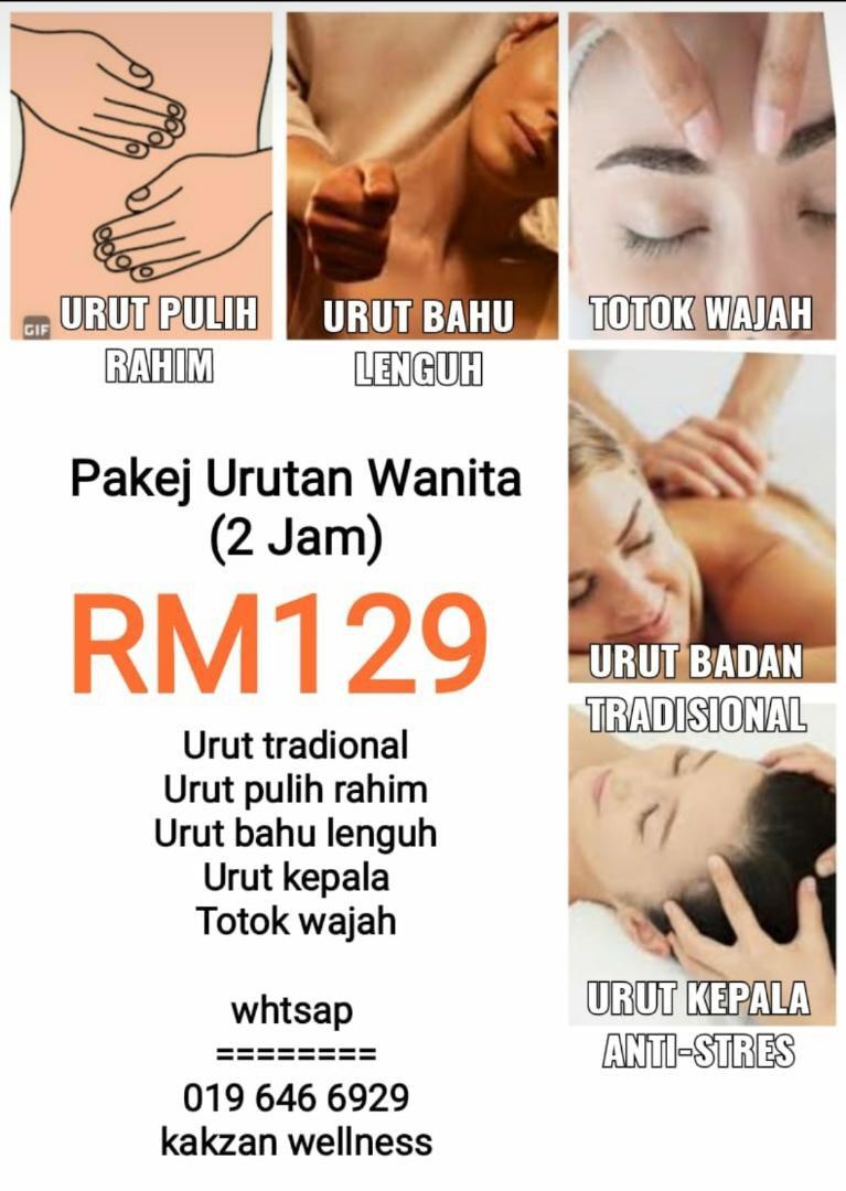 Massage Full Body Urutan Traditional Pakej Bersalin Urut Bersalin Urut