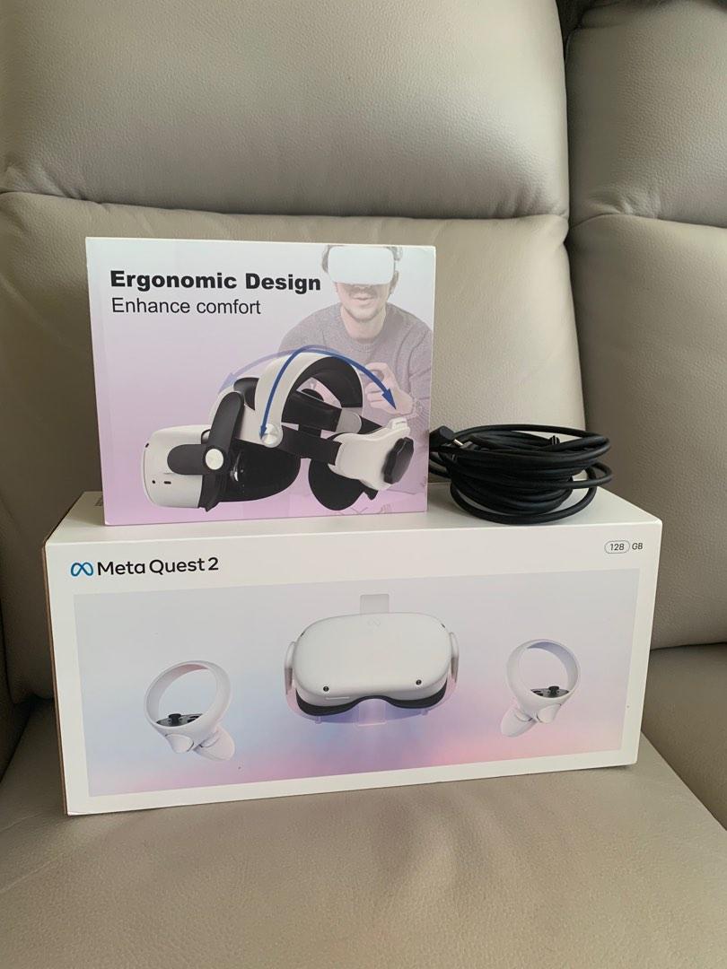 Meta oculus quest 2 VR 128GB, 電子遊戲, 電子遊戲機, 其他- Carousell