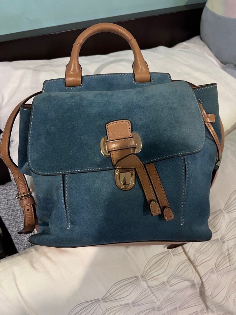Michael kors suede backpack online