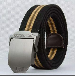 Military canvas belts