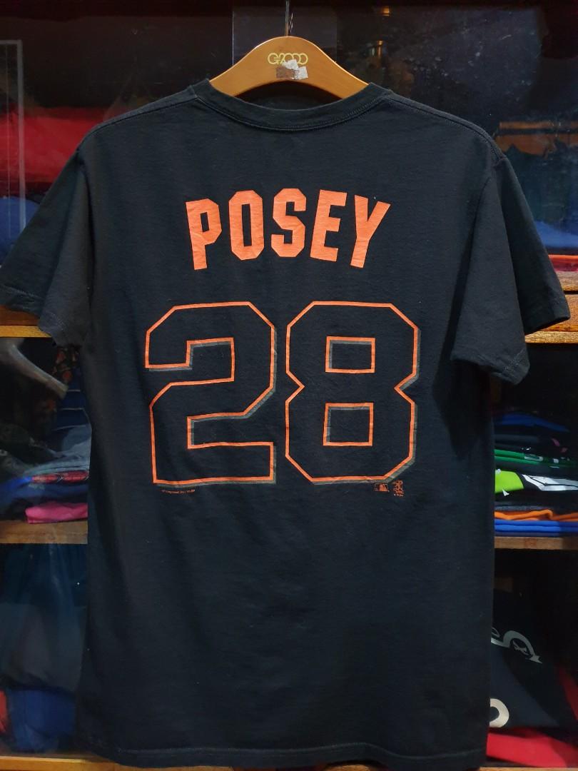 San Francisco Giants Nike Official Replica Alternate Jersey - Mens with  Posey 28 printing