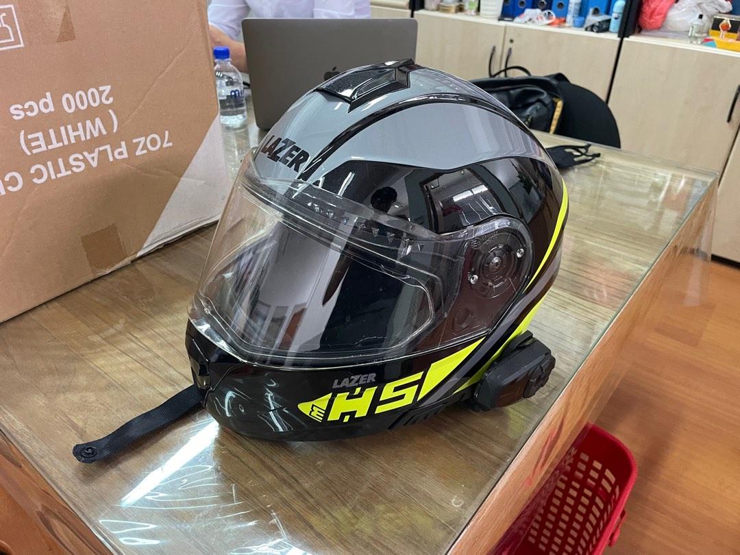 Modular helmet with Sena Bluetooth, Motorcycles, Motorcycle Apparel on