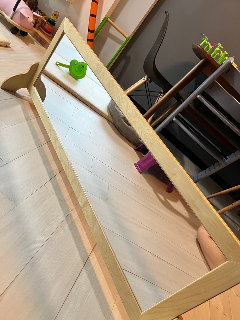 Montessori Mirror Divider, Floor Mirror, Baby Mirror by Nuts and Bolts ...