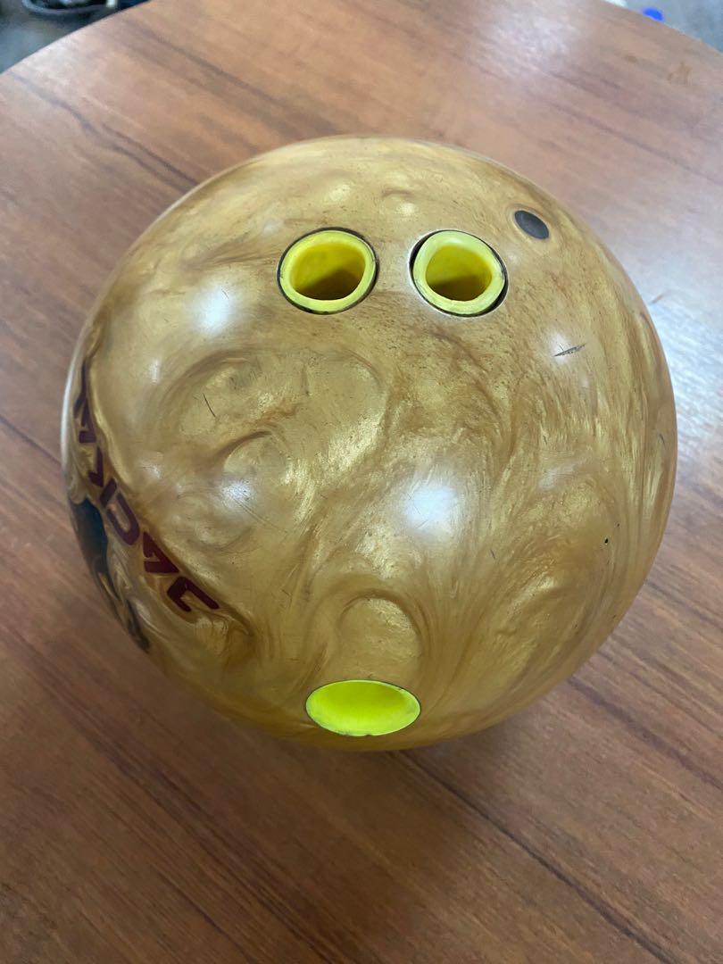 Motiv Golden Jackal Bowling Ball 15lbs, Sports Equipment, Sports