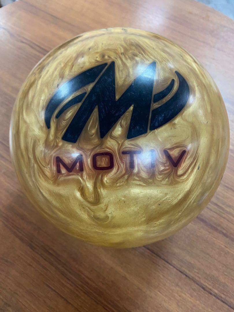 Motiv Golden Jackal Bowling Ball 15lbs, Sports Equipment, Sports