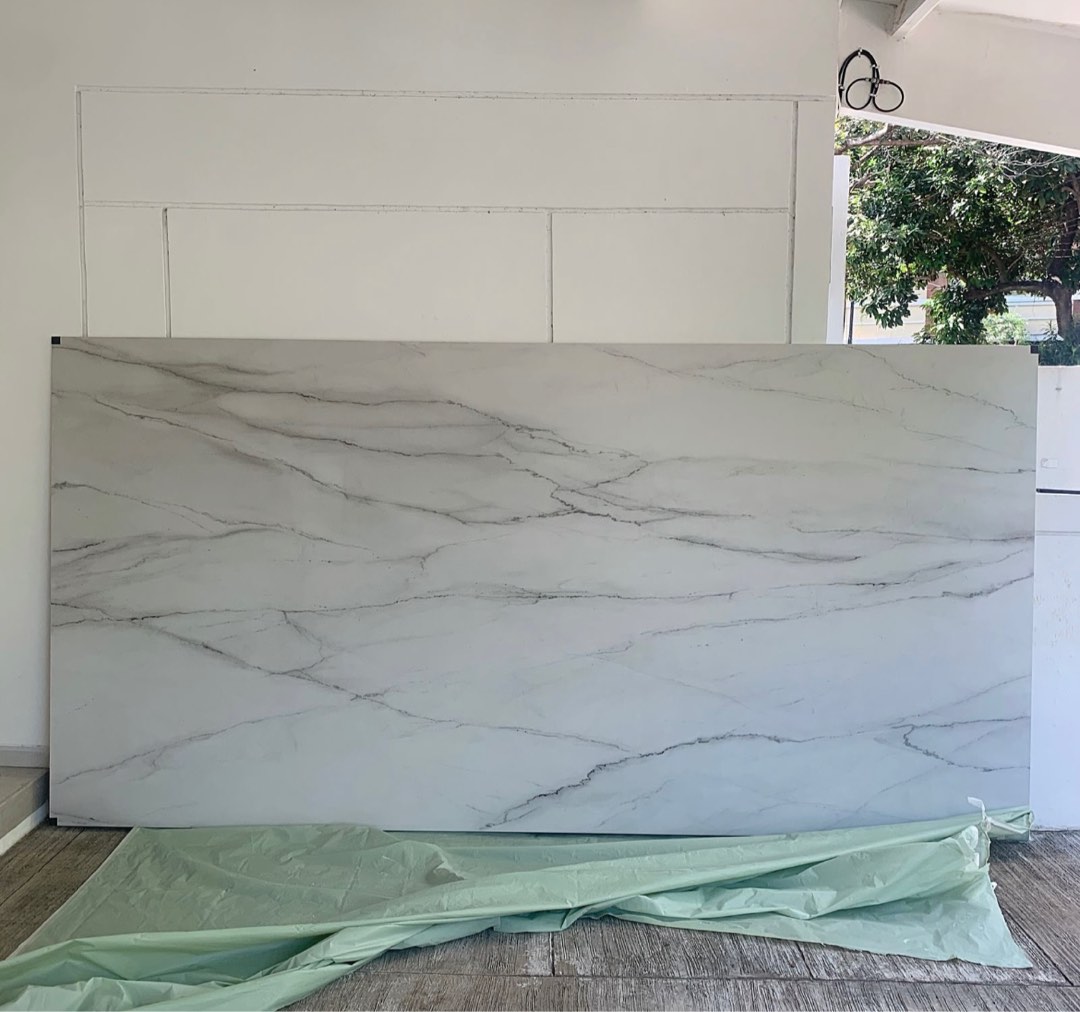 NEW! QUADRA granite marmer lantai keramik mewah marble top table (NEGO