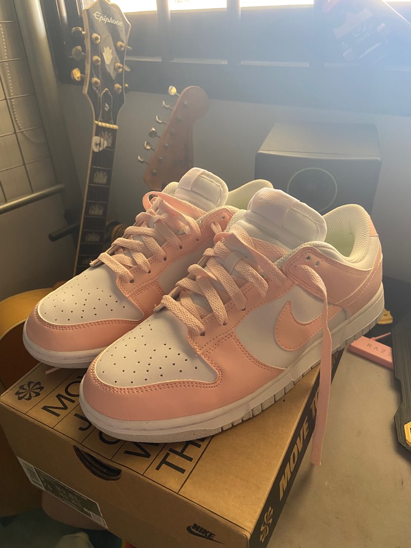 dunk low next nature pale coral