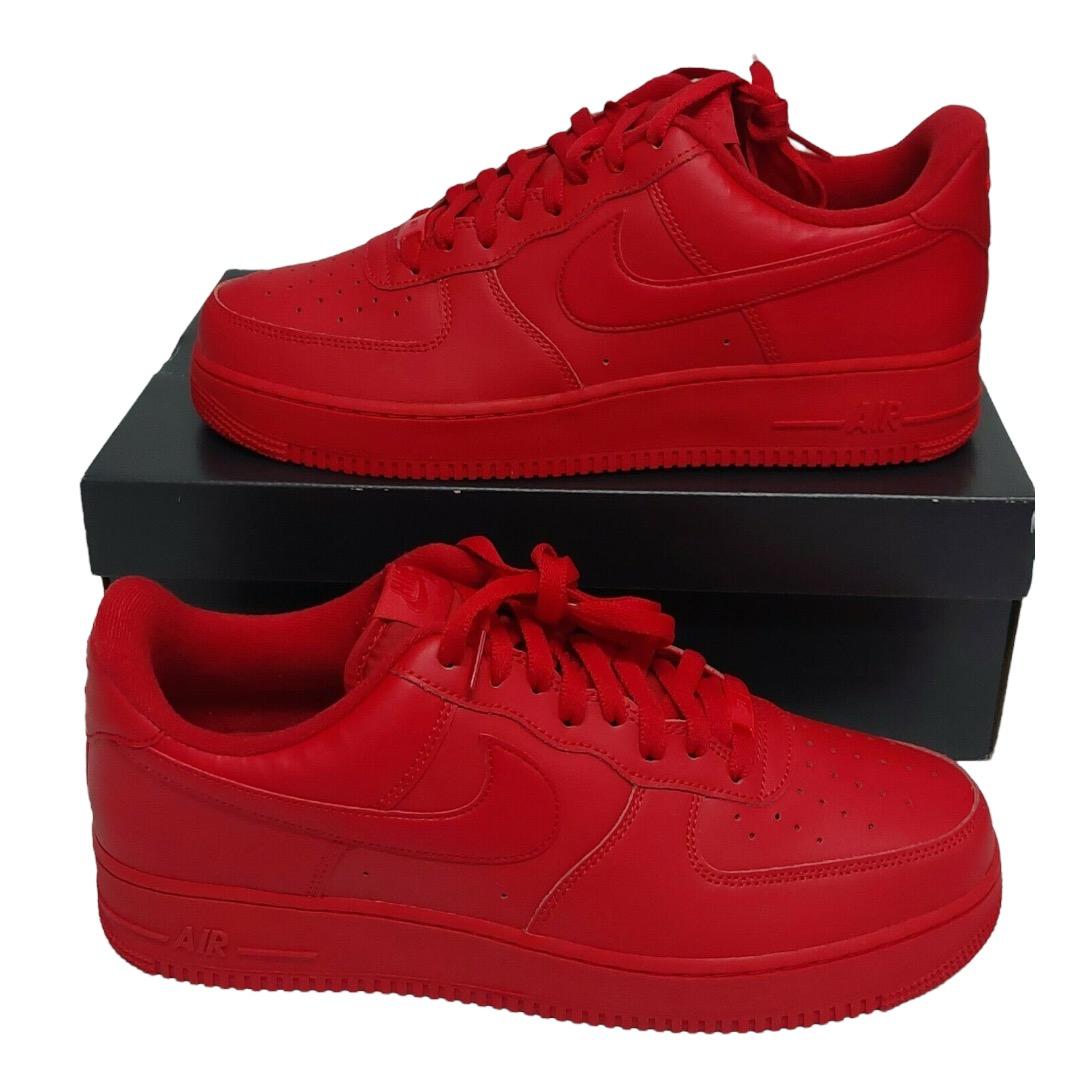 Nike air force 07 lv8 red top