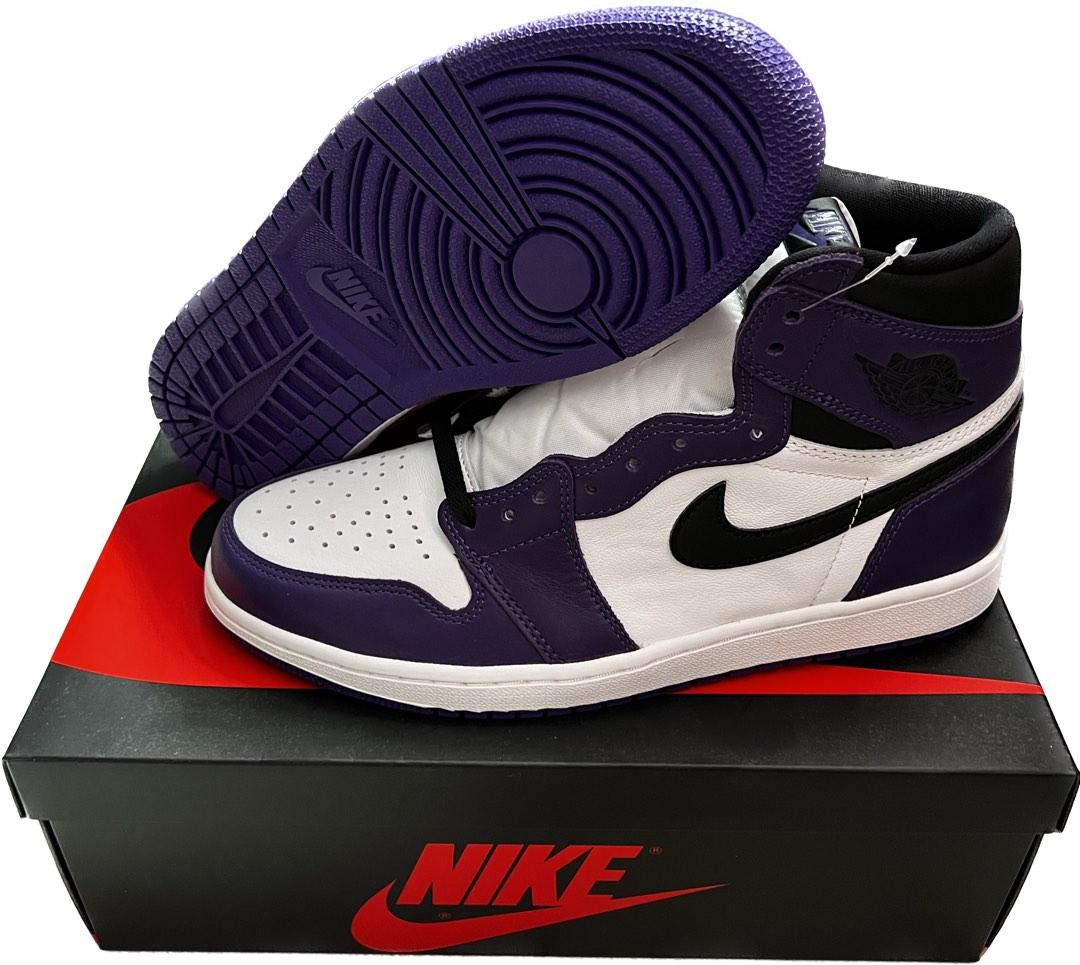 Nike Air Jordan 1 OG COURT PURPLE 2 Men #39 s Fashion Footwear Sneakers