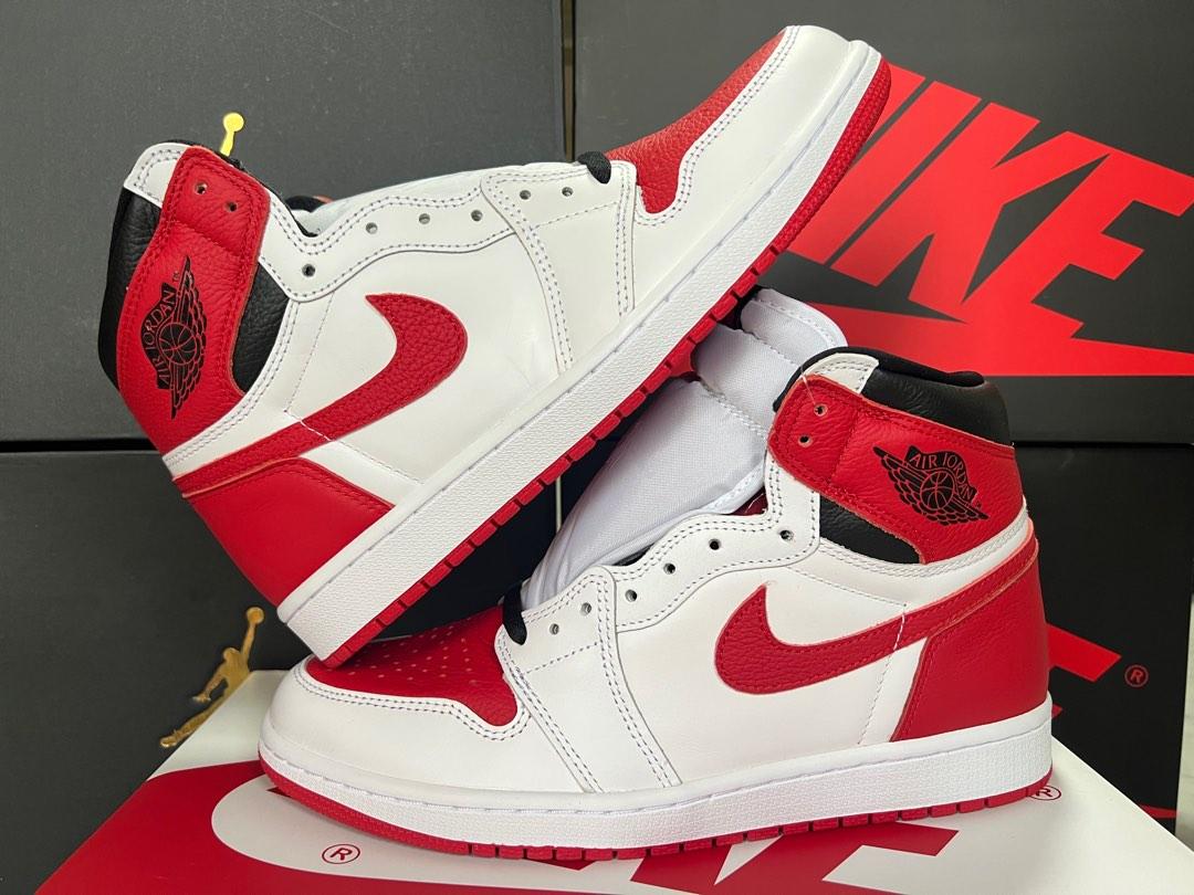 Air jordan 1 deals og white red