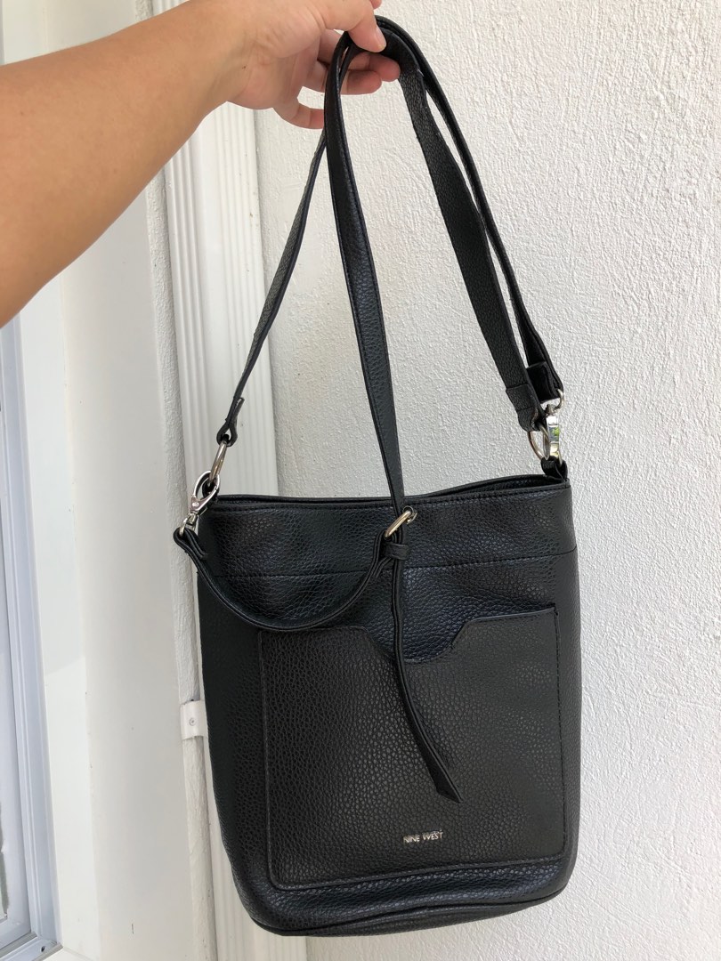 Nine West leather bucket sling bag with etiketa, Women's Fashion, Bags
