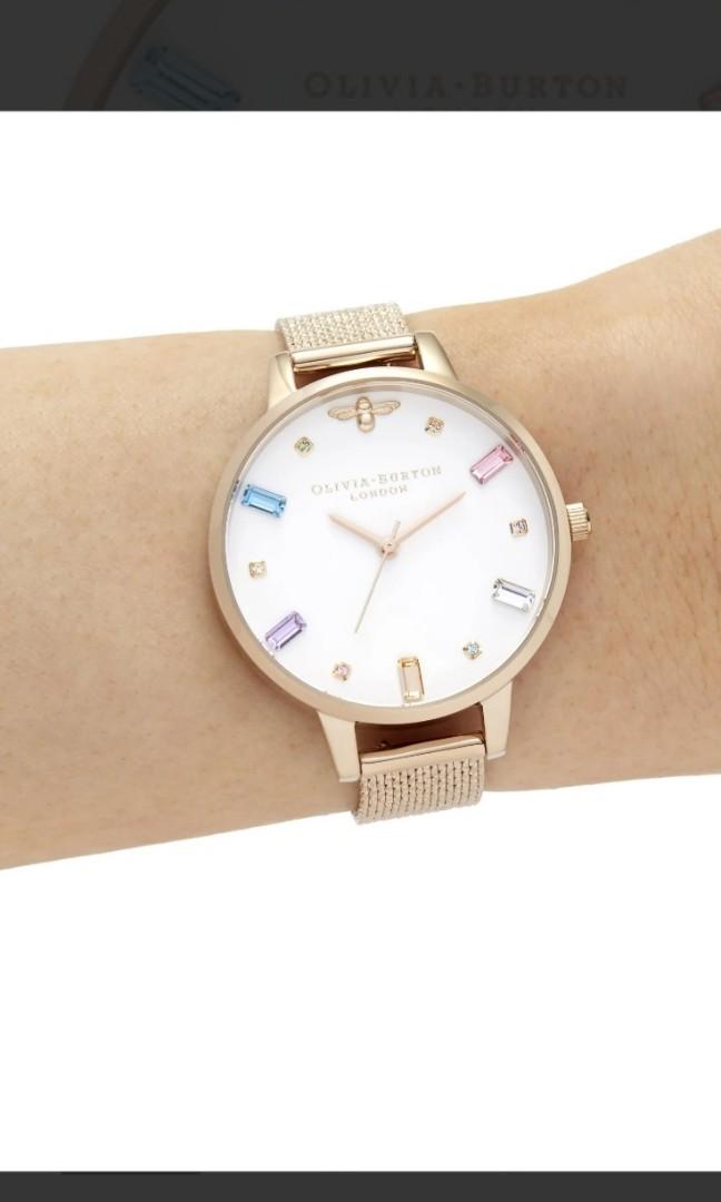Olivia burton rainbow 2025 bee bracelet