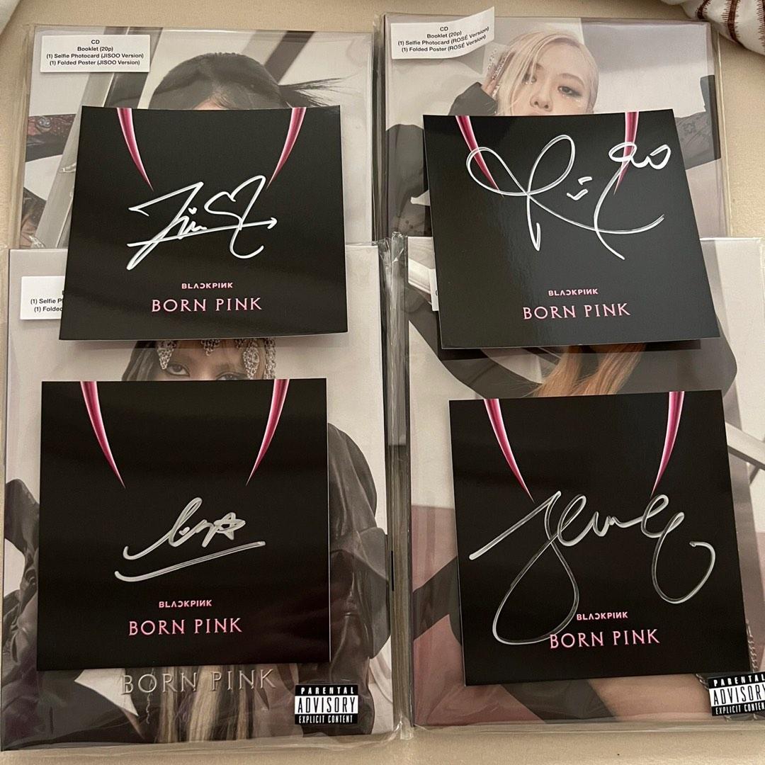 On the way - signed 簽名blackpink born pink shut down pink venom