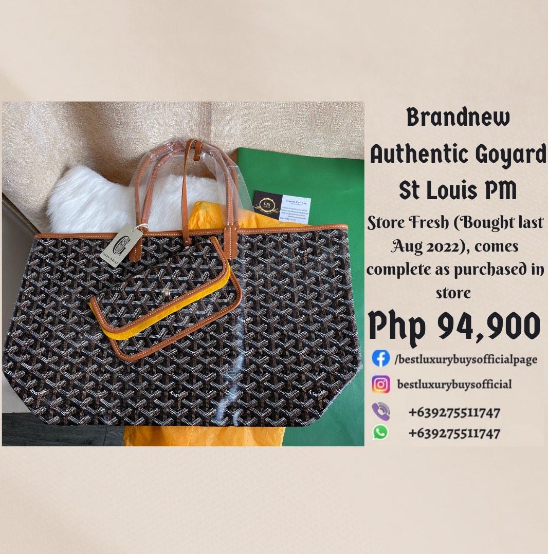 Goyard Saint Louis Tote PM Brand new with receipt for Sale in San