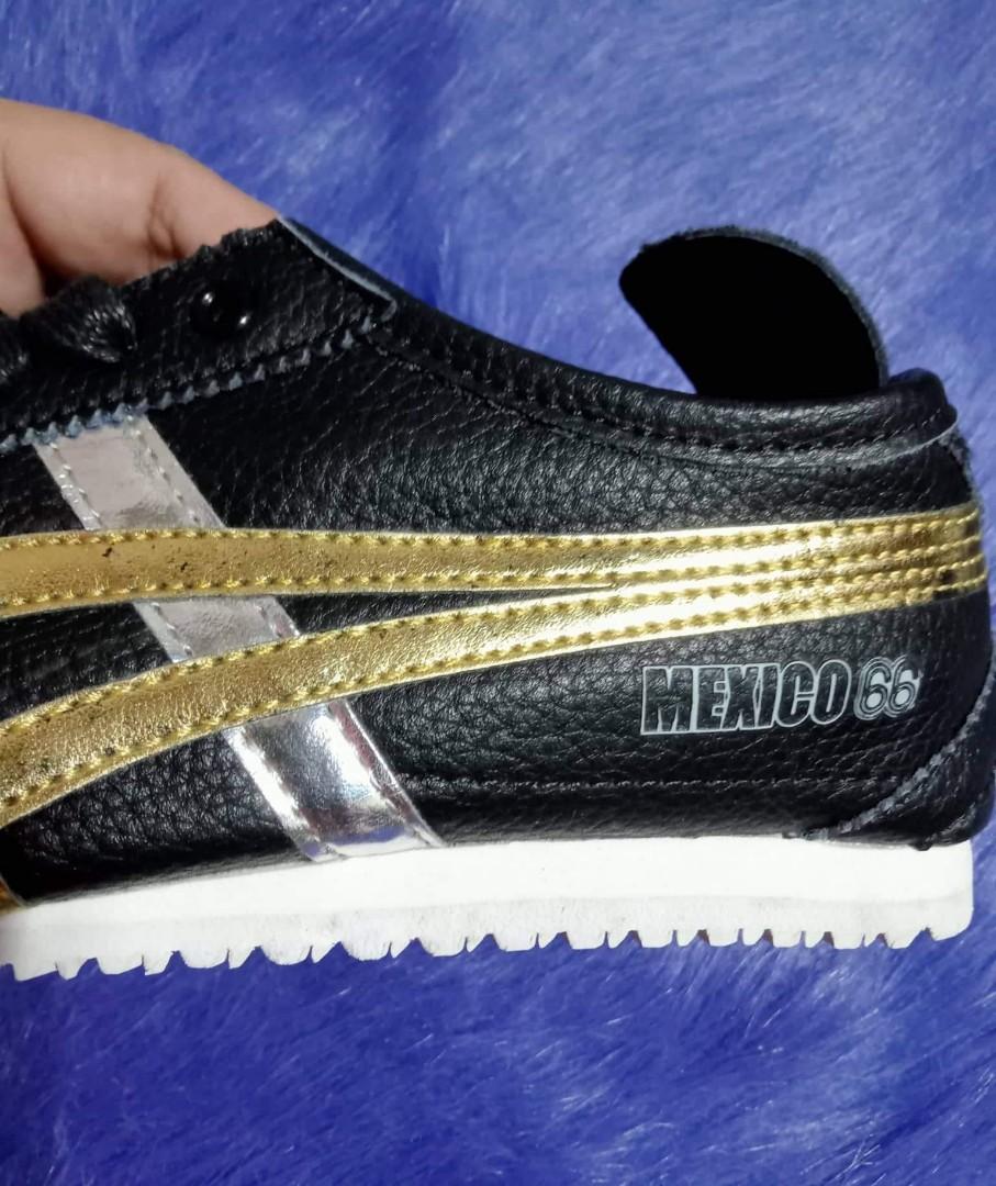 onitsuka tiger black honey gold