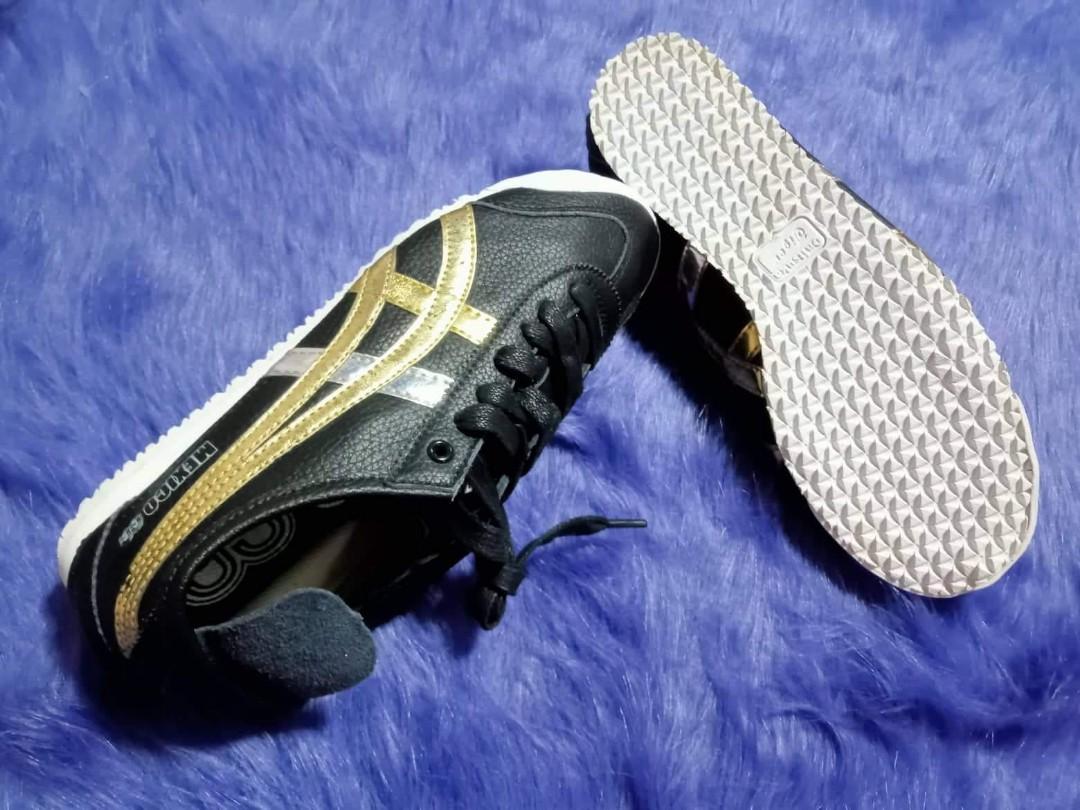 onitsuka tiger black and gold