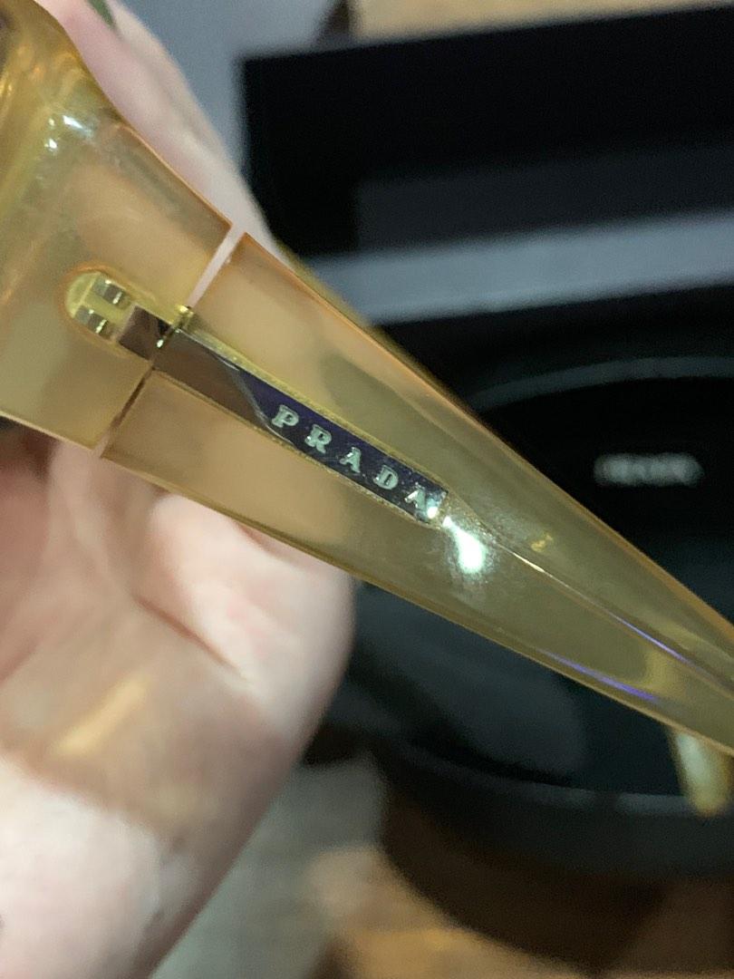 Original Prada sunglasses (Category: Sunglasses & Eyewear) located in Quezon City. Submitted by ela___ (Listing ID 1185816767, Image 2). Description: -prada sunglasses -lightly used -condition: 9/10 -MOP: BPI & Gcash.