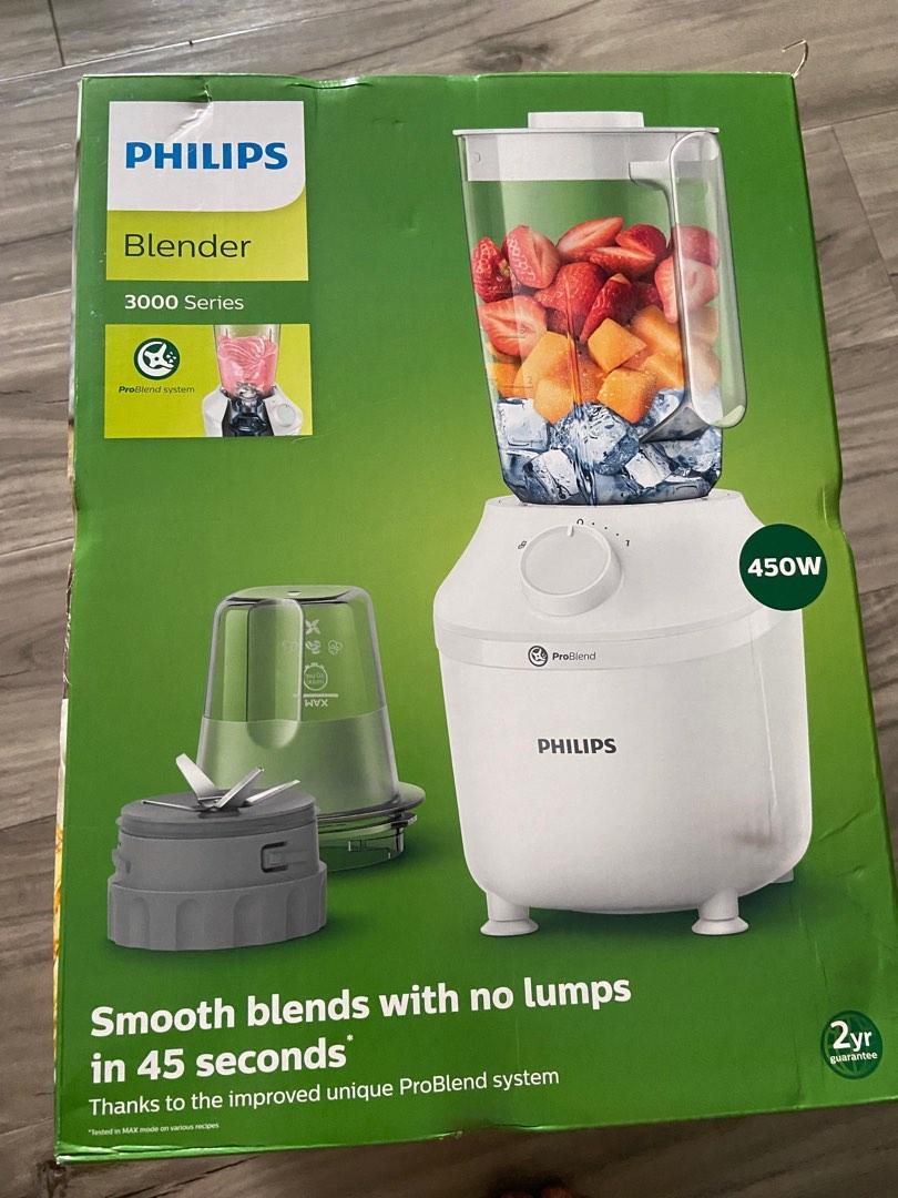 PHILIPS 450W 3000 SERIES BLENDER WITH UNIQUE PROBLEND SYSTEM, TV & Home Appliances, Kitchen
