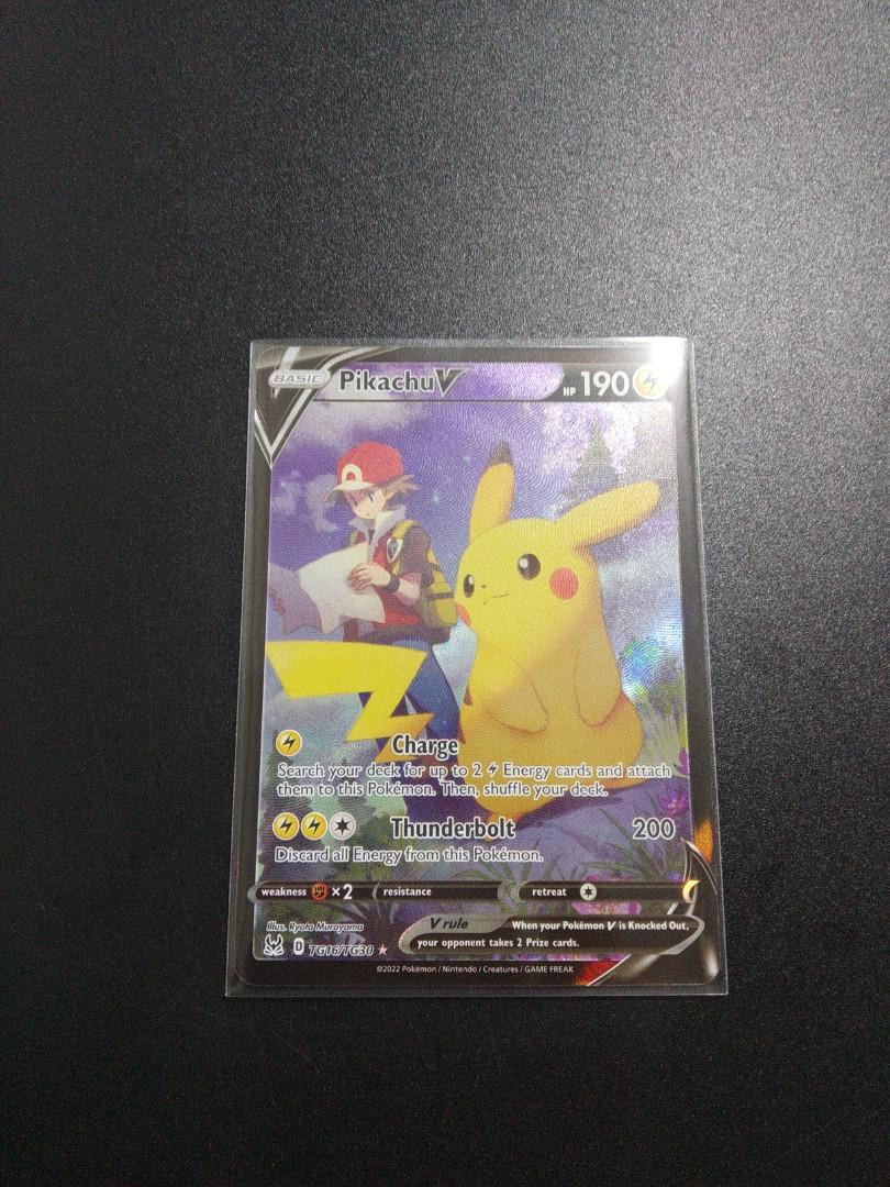 Pokemon Tcg Pikachu V Ultra Rare Ss11 Lost Origin Trainer Gallery Hobbies Toys Toys Games On Carousell