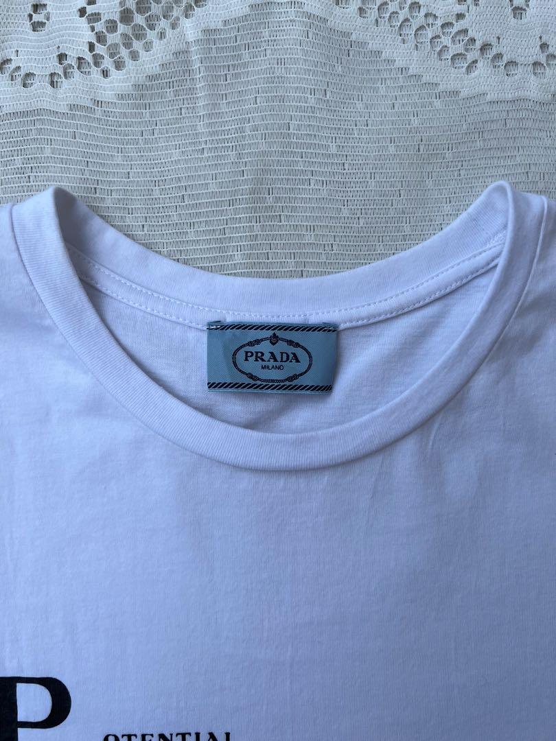 Prada spell out shirt, Men's Fashion, Tops & Sets, Tshirts & Polo Shirts on  Carousell