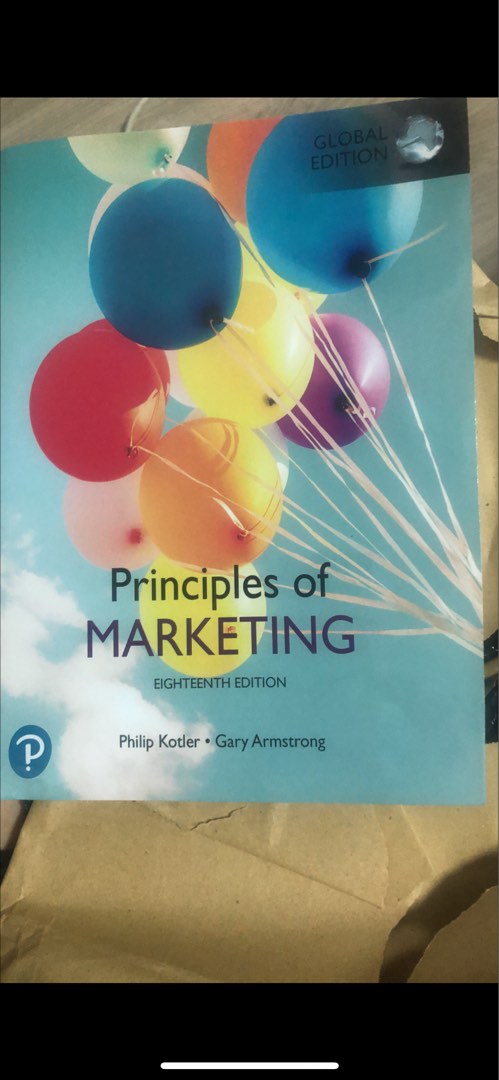 Principles of Marketing by Philip Kotler (18th Edition), Hobbies