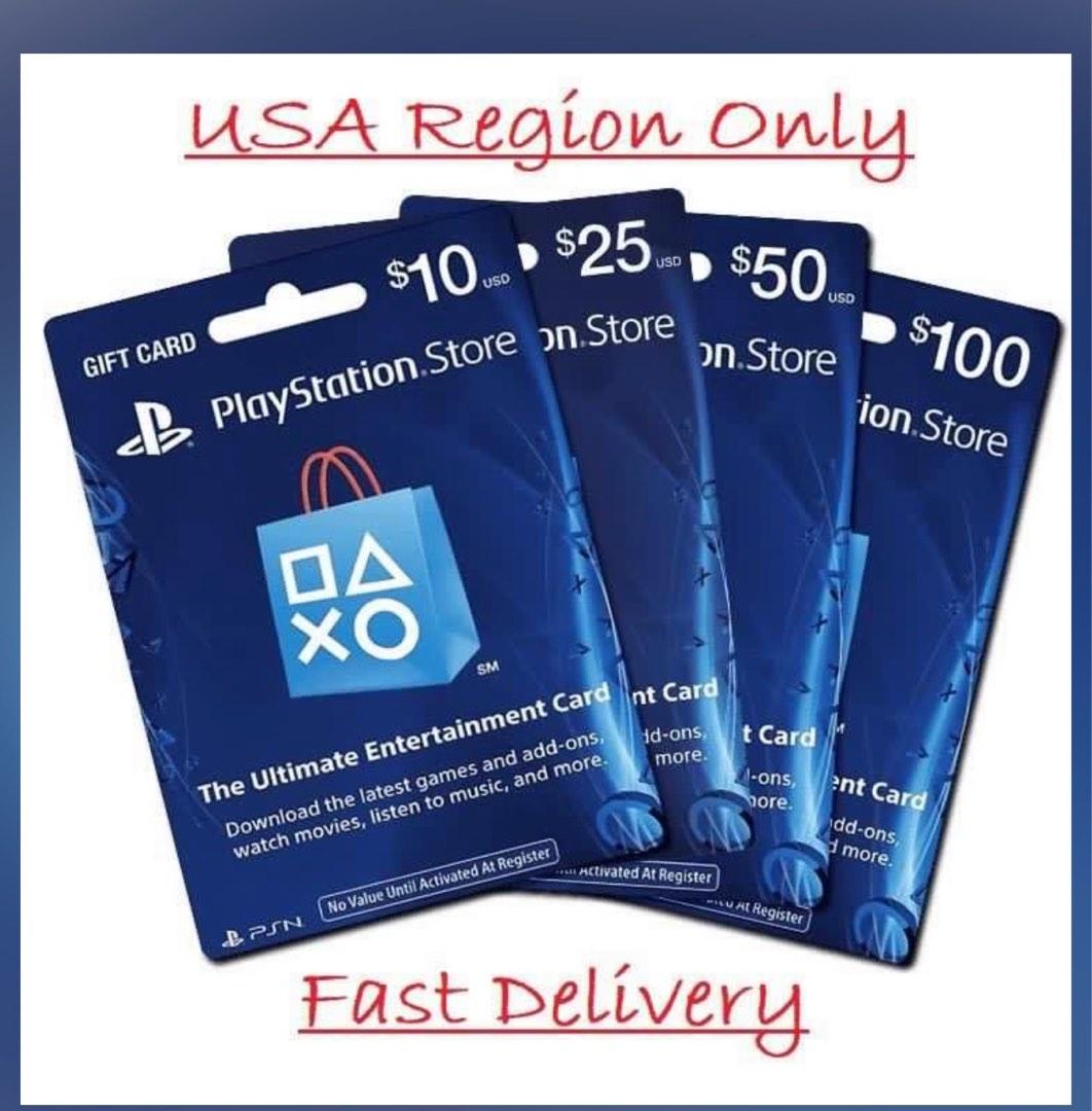 Psn United States 100usd card Hobbies Toys Toys Games on