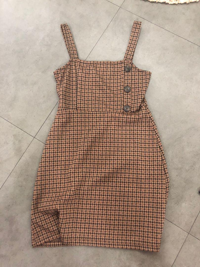 Pull bear check dress